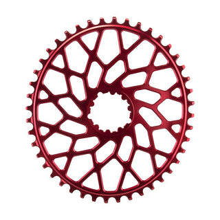 AbsoluteBLACK GXP & BB30 Oval Direct CX Chainring, Direct Mount, 44T, Red