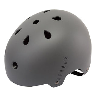 Aerius Skid Lid BMX/Skate Helmet, LG/XL, Grey