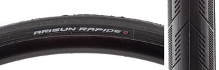 Arisun Rapide Tire, 700C x 25mm, Wire, Belted, Black