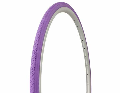 Duro Road-City-Fixie Tire, 700C x 25mm, Purple