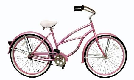 Maui Pink Beach Bike Cruiser 26 (female)
