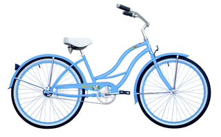 Buy baby-blue Micargi Tahiti Women's 26" Beach Bike Cruiser