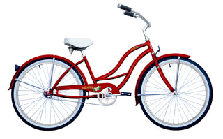 Buy red Micargi Tahiti Women's 26" Beach Bike Cruiser