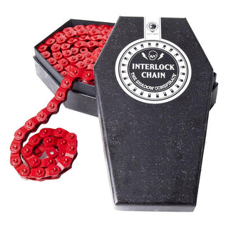 The Shadow Conspiracy Interlock V2 Chain, 1sp, 1/2 x 1/8, 98L, Red