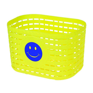 Ventura Smiley Face Children's Basket (Yellow)