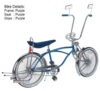 Buy purple 20" Lowrider Bike 538-3