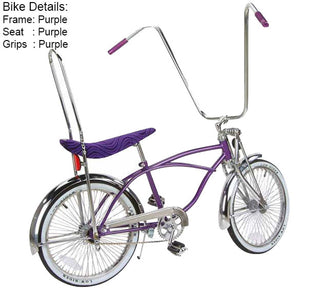 Buy purple Lowrider 20" Cruiser / Chopper Bike, Model 551-1