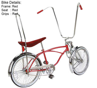 Buy red Lowrider 20" Cruiser / Chopper Bike 552-3
