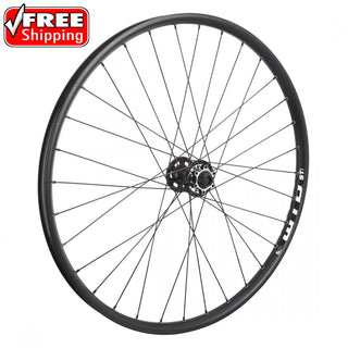 Wheel Master 26` Alloy Freewheel Double Wall Wheel, RR 26x1.5 559x26 SUN MTX33 BK 36 OT 1sp 6B BK 135mm SS13gSL