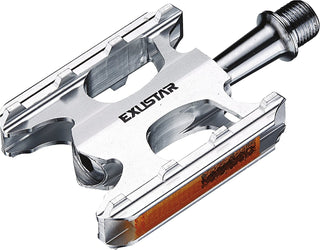 Exustar E-PC96 Lightweight Compact Platform Pedals, Silver