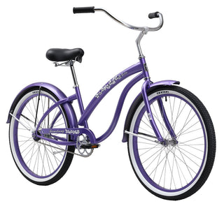 Buy purple Firmstrong 26" Bella Classic Women's Single Speed Beach Cruiser Bicycle