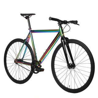 Buy neo-chrome Golden Cycles Uptown Single Speed / Fixed Gear Alloy Bicycle