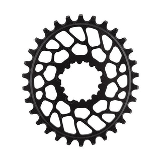 AbsoluteBLACK BB30 Oval Direct N/W Chainring, Direct Mount, 30T, Black