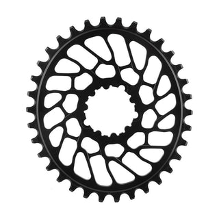 AbsoluteBLACK BB30 Oval Direct N/W Chainring, Direct Mount, 34T, Black