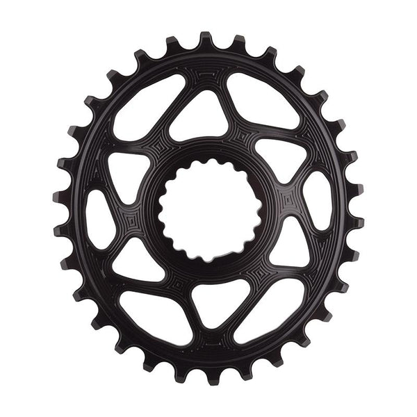 AbsoluteBLACK Cannondale Direct Oval N/W Chainring, Hollowgram, 30T, Black