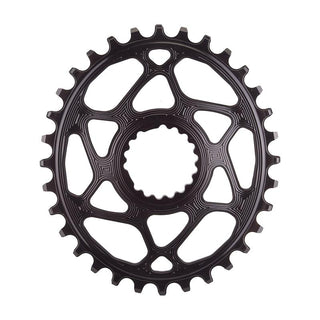 AbsoluteBLACK Cannondale Direct Oval N/W Chainring, Hollowgram, 32T, Black