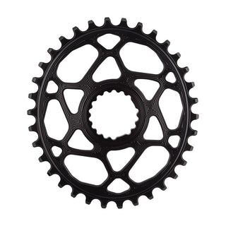 AbsoluteBLACK Cannondale Direct Oval N/W Chainring, Hollowgram, 34T, Black