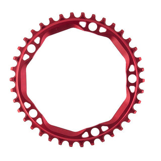 AbsoluteBLACK Cyclocross N/W Chainring, 130mm 5-bolt, 38T, Red