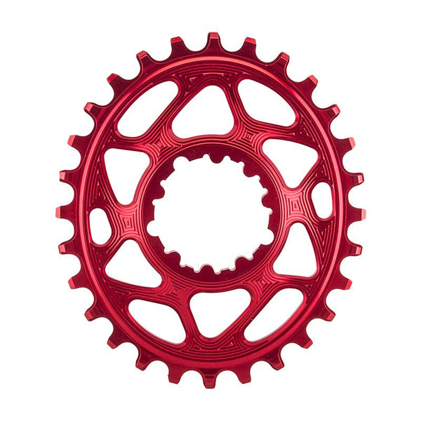 AbsoluteBLACK GXP Oval Direct Boost 148 Chainring, Direct Mount, 28T, Red