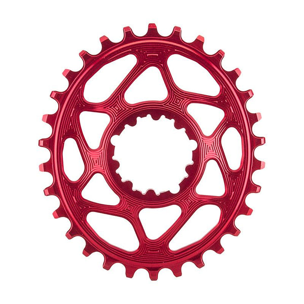 AbsoluteBLACK GXP Oval Direct Boost 148 Chainring, Direct Mount, 30T, Red