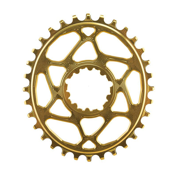 AbsoluteBLACK GXP Oval Direct Boost 148 Chainring, Direct Mount, 32T, Gold