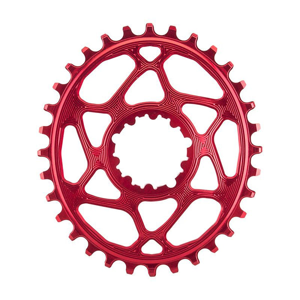 AbsoluteBLACK GXP Oval Direct Boost 148 Chainring, Direct Mount, 32T, Red