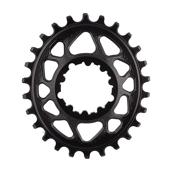 AbsoluteBLACK GXP Oval Direct N/W Chainring, Direct Mount, 26T, Black
