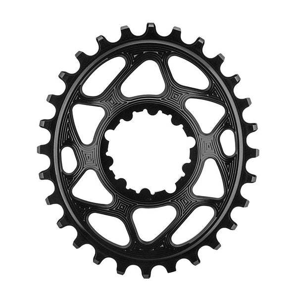 AbsoluteBLACK GXP Oval Direct N/W Chainring, Direct Mount, 28T, Black