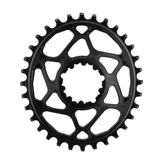 AbsoluteBLACK GXP Oval Direct N/W Chainring, Direct Mount, 32T, Black