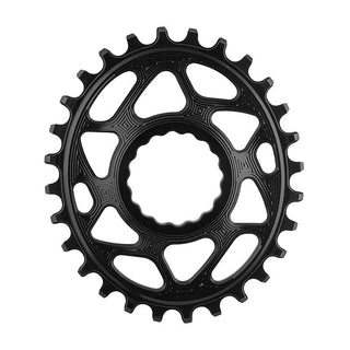AbsoluteBLACK Raceface Cinch Oval N/W Chainring, Direct Mount, 28T, Black