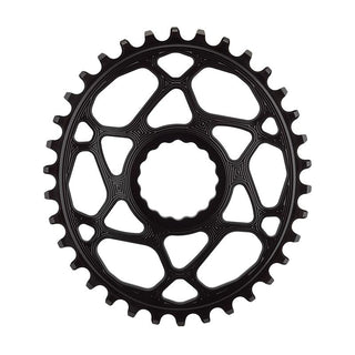 AbsoluteBLACK Raceface Cinch Oval N/W Chainring, Direct Mount, 34T, Black