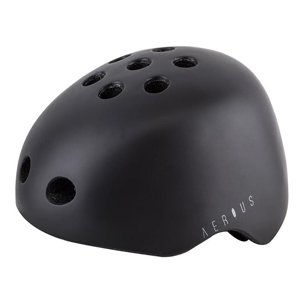 Aerius Crow BMX/Skate Helmet, MD, Black/Grey
