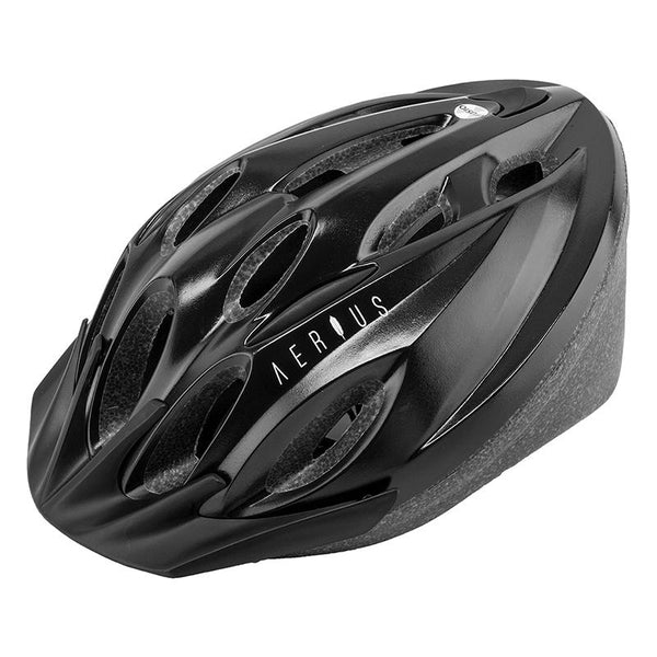 Aerius Heron Road/MTB Helmet, LG/XL, Black