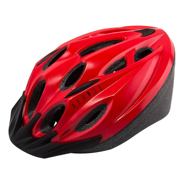 Aerius Heron Road/MTB Helmet, LG/XL, Red