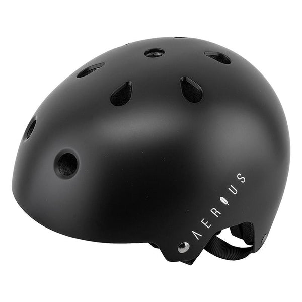 Aerius Skid Lid BMX/Skate Helmet, LG/XL, Matte Black