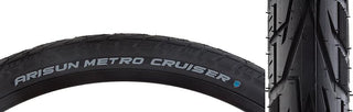 Arisun Metro Cruiser Tire, 700C x 32mm, Wire, Belted, Black