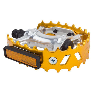 Black Ops 747 Bear Trap Pedals, Ano-Gold