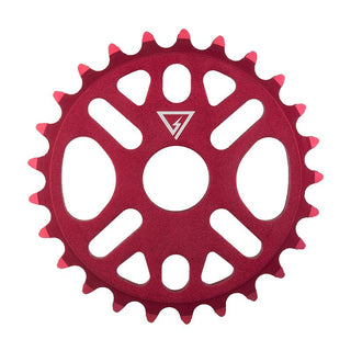 Black Ops Micro Drive II Chainring, 1pc/3pc, 25T, Red