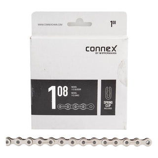Connex 108 Chain, 1sp, 1/2 x 1/8, 112L, Silver