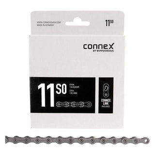 Connex 11s0 Chain, 11sp, 1/2 x 3/32, 118L, Silver