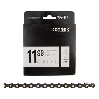Connex 11sB Chain, 11sp, 1/2 x 11/128, 118L, Black/Gold