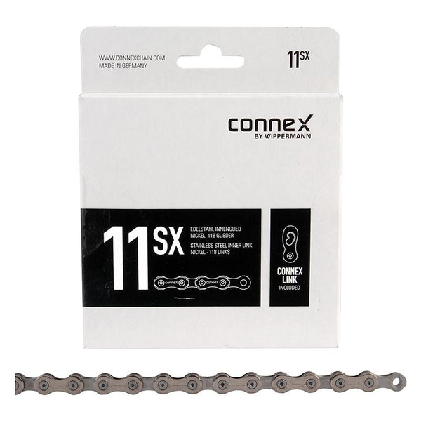 Connex 11sX Chain, 11sp, 1/2 x 3/32, 118L, Silver
