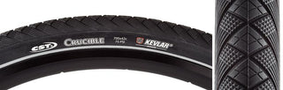 CST Premium Crucible Tire, 700C x 42mm, Wire, Belted, Black