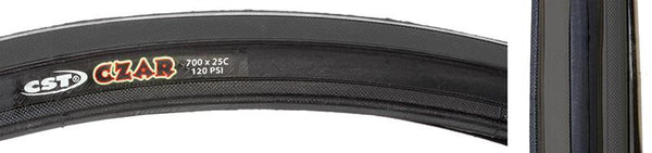 CST Premium Czar Tire, 650CC x 23mm, Wire, Black