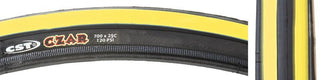 CST Premium Czar Tire, 700C x 23mm, Wire, Black/Yellow
