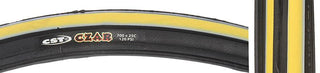 CST Premium Czar Tire, 700C x 25mm, Wire, Black/Yellow