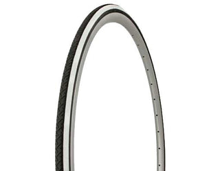 Duro Road-City-Fixie Tire, 700C x 25mm, Black + White Stripe