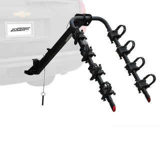 Force Rax Deluxe 4 Bike Hitch Car Rack for 1 1/4 or 2 Hitch S.2