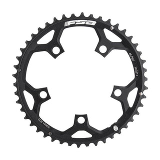 Full Speed Ahead Chainring, 110mm 5-bolt, 46T, Ramped/Pinned, Black