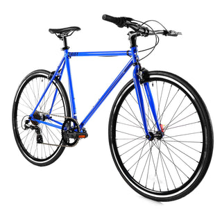 Golden Cycles Velo 7 Speed Commuter Bike, Blue